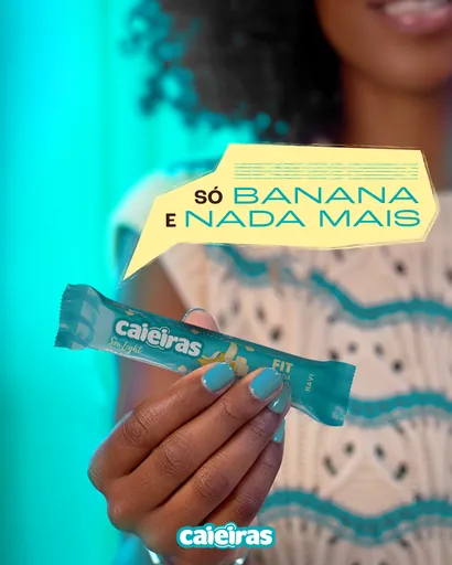 Post da Caieiras com a barra de banana